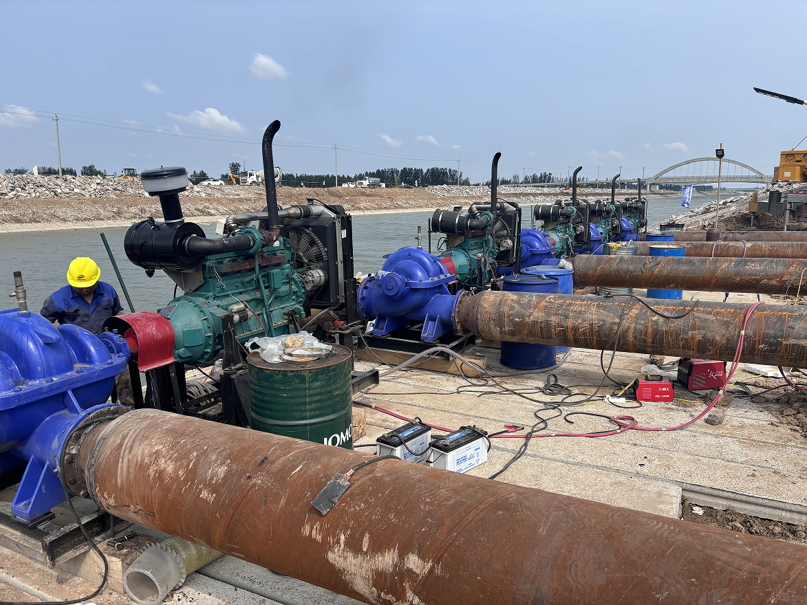 聚焦一线|施工概预算院：东平湖洪水相机南排工程施工现场调研